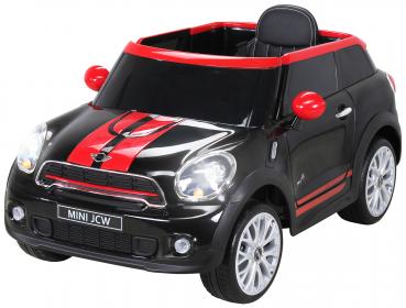 Kinder Elektroauto Mini Cooper Paceman Lizenziert 2x45 Watt Motor Schwarz - Elektro Auto Elektroauto Kinderauto